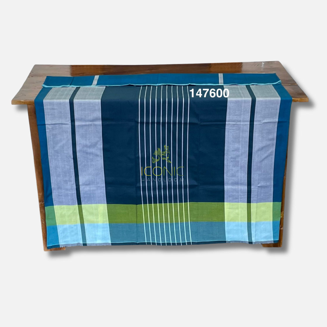 Handloom Cotton Sarong - The Trincomalee Tide - ICS 147600